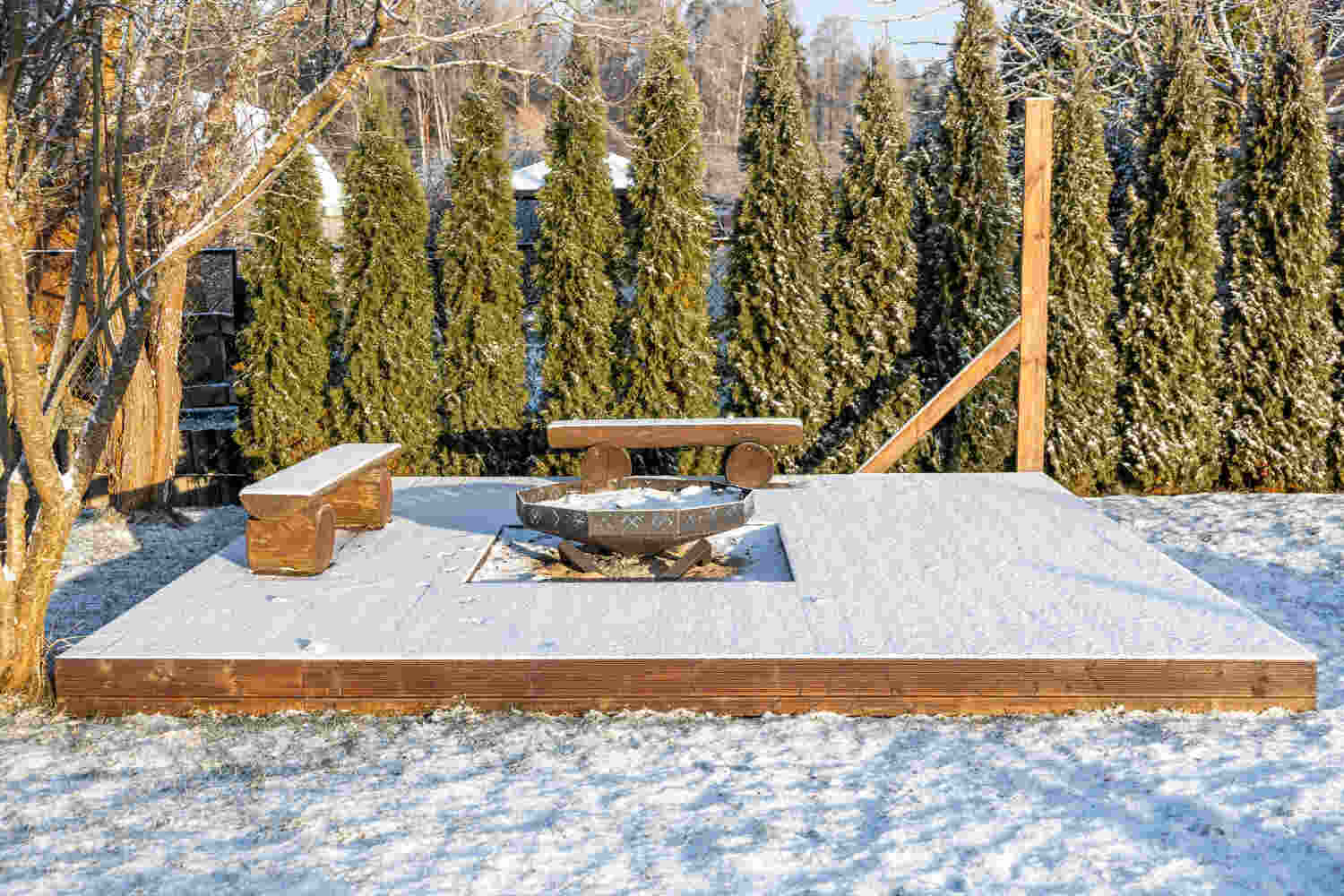 backyard transformation